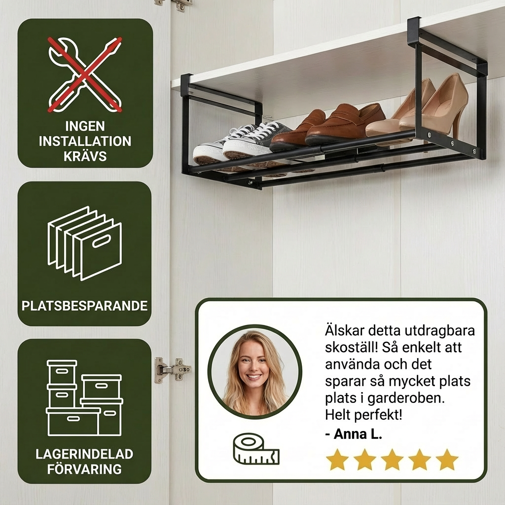 Praktisk Hyllförlängning