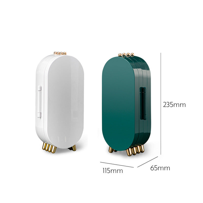 Elegant Smyckesförvaringslåda med Spegel