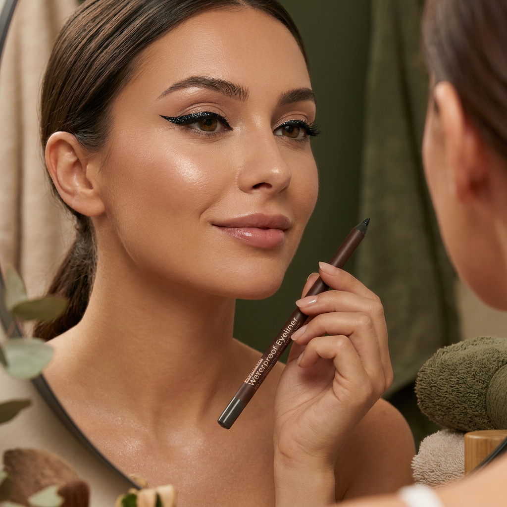 Vattenfast Glitter-Gel Eyeliner – Långvarig, Smudgefri Färg