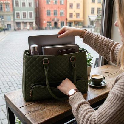 Allt-i-ett Damväska med Integrerat Kylfack