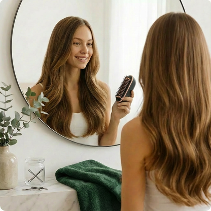 Glatt & Go Styler – Den Trådlösa Hårplattången För Resan