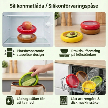 Silikonmatförvaringspåse