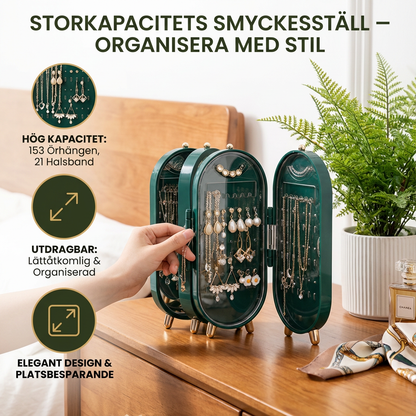 Elegant Smyckesförvaringslåda med Spegel