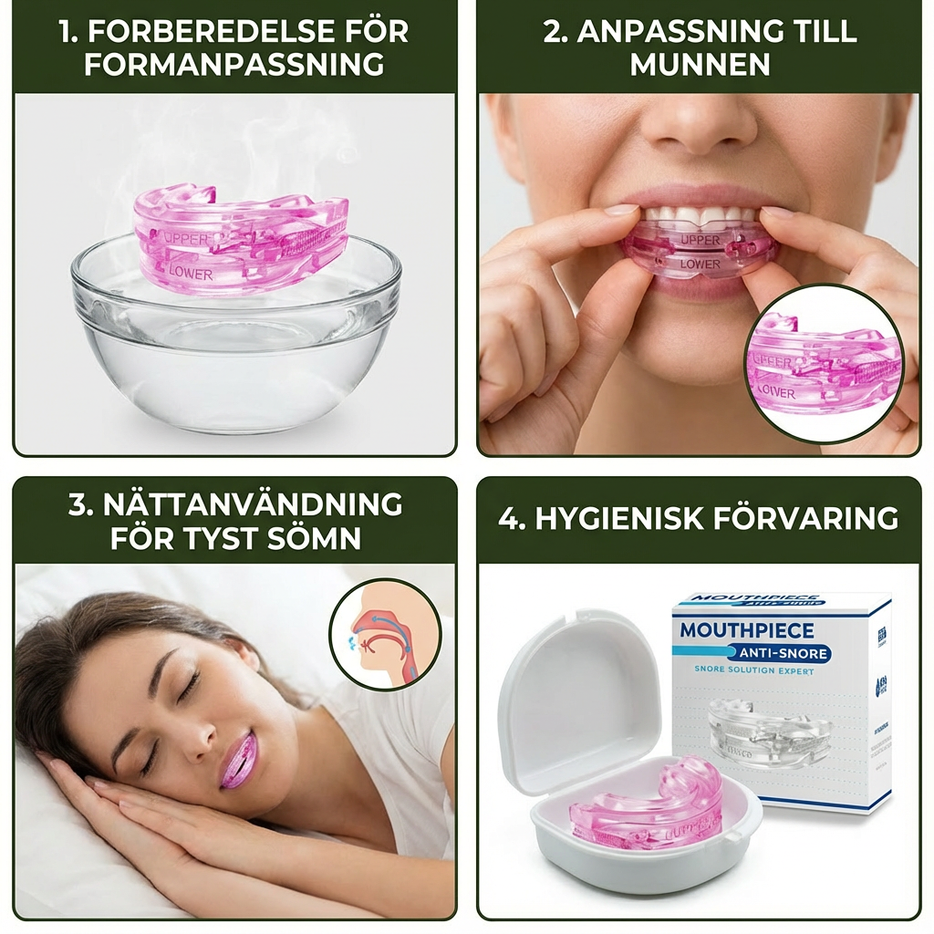 Justbar Anti-Snark Munskena | Njut Av Tyst Och Vilsam Sömn