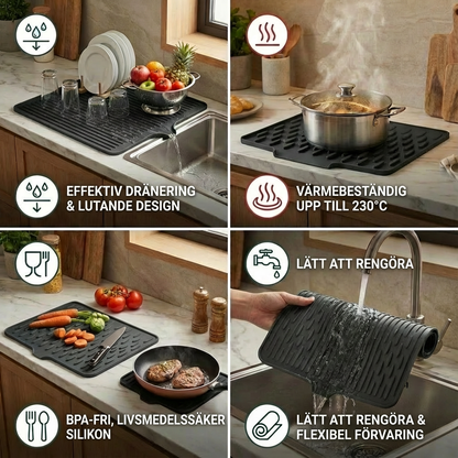 Avfasad Silikondaggmatta – Värmetålig Och Halkfri