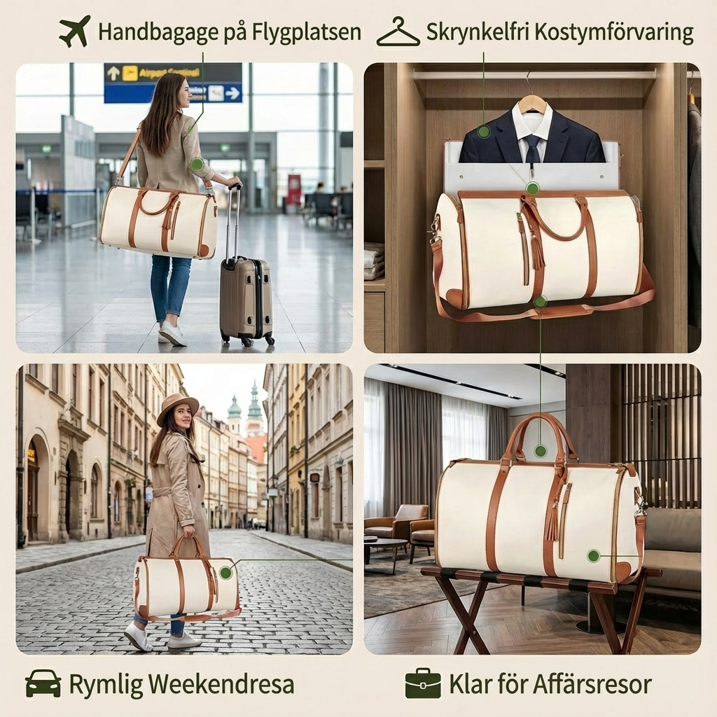 Resväska med Extra Mycket Utrymme