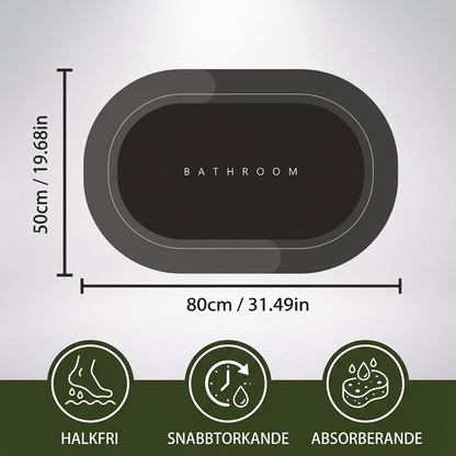 Snabbtorkande Badrumsmatta
