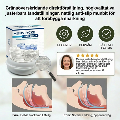 Justbar Anti-Snark Munskena | Njut Av Tyst Och Vilsam Sömn