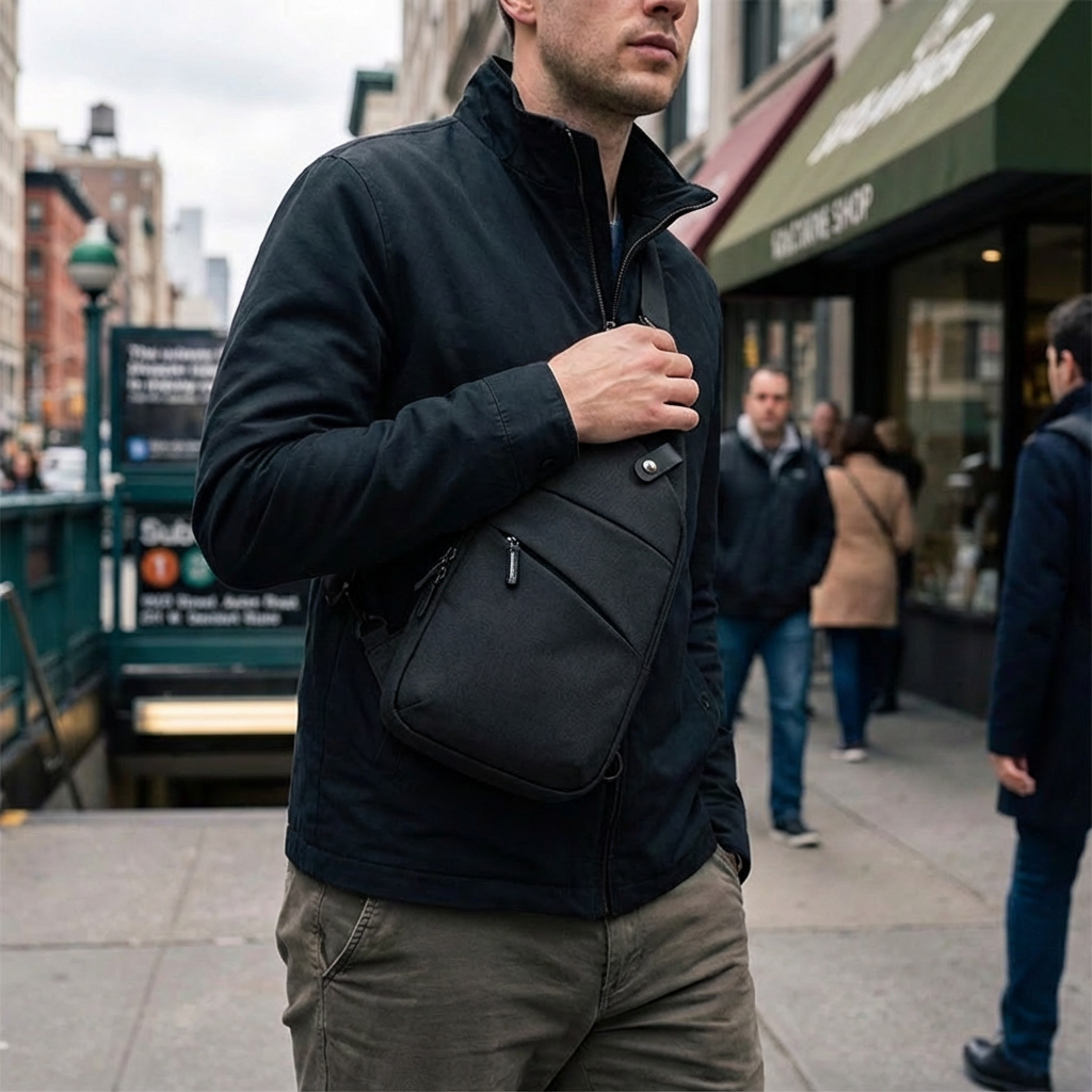 Stöldskydd Designer Axelväska