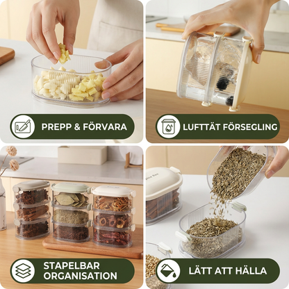 Praktiska Kryddburkar