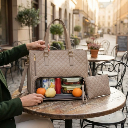 Allt-i-ett Damväska med Integrerat Kylfack