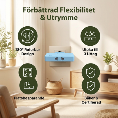 Flerfaldigt Vinkeluttag – Praktisk Lösning för Trånga Utrymmen