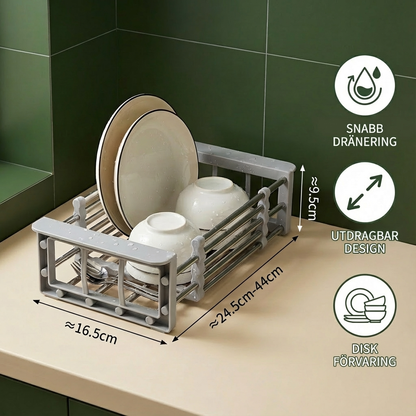 Justerbart Avrinningsställ för Diskhon