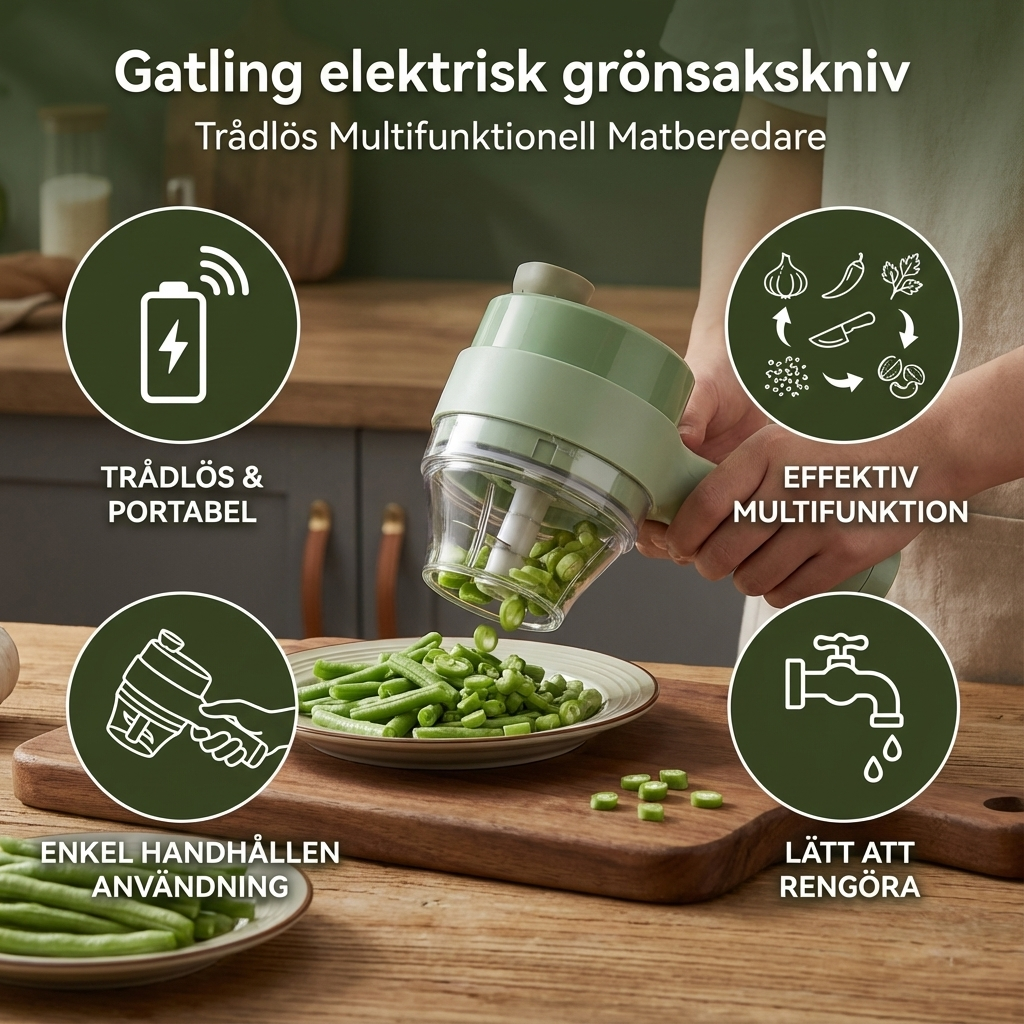 Elektrisk Grönsaksskärare