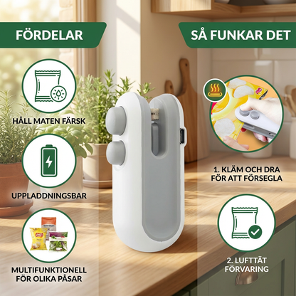 2-i-1 Mini Förseglingsapparat