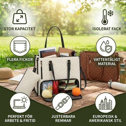 Allt-i-ett Damväska med Integrerat Kylfack