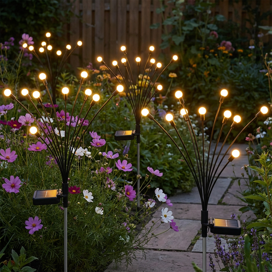 Solarljus Snigelljus För Trädgården