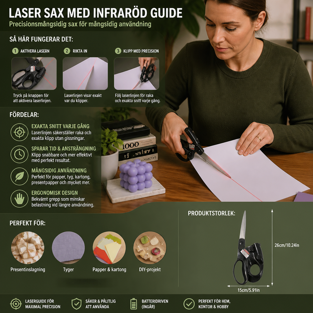 Laser Sax med Infraröd Guide – Precisionsmångsidig Sax för Mångsidig Användning