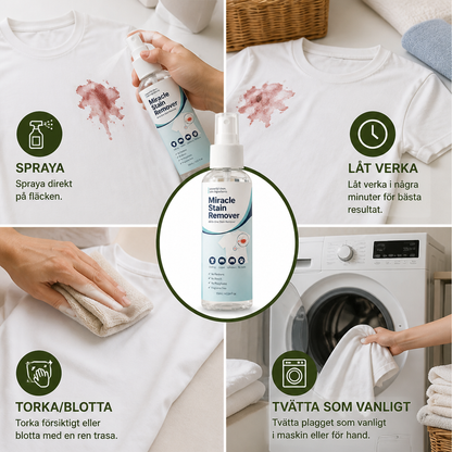 Mirakel Fläckborttagningsspray – Tuff Mot Fläckar, Skonsam Mot Tyger