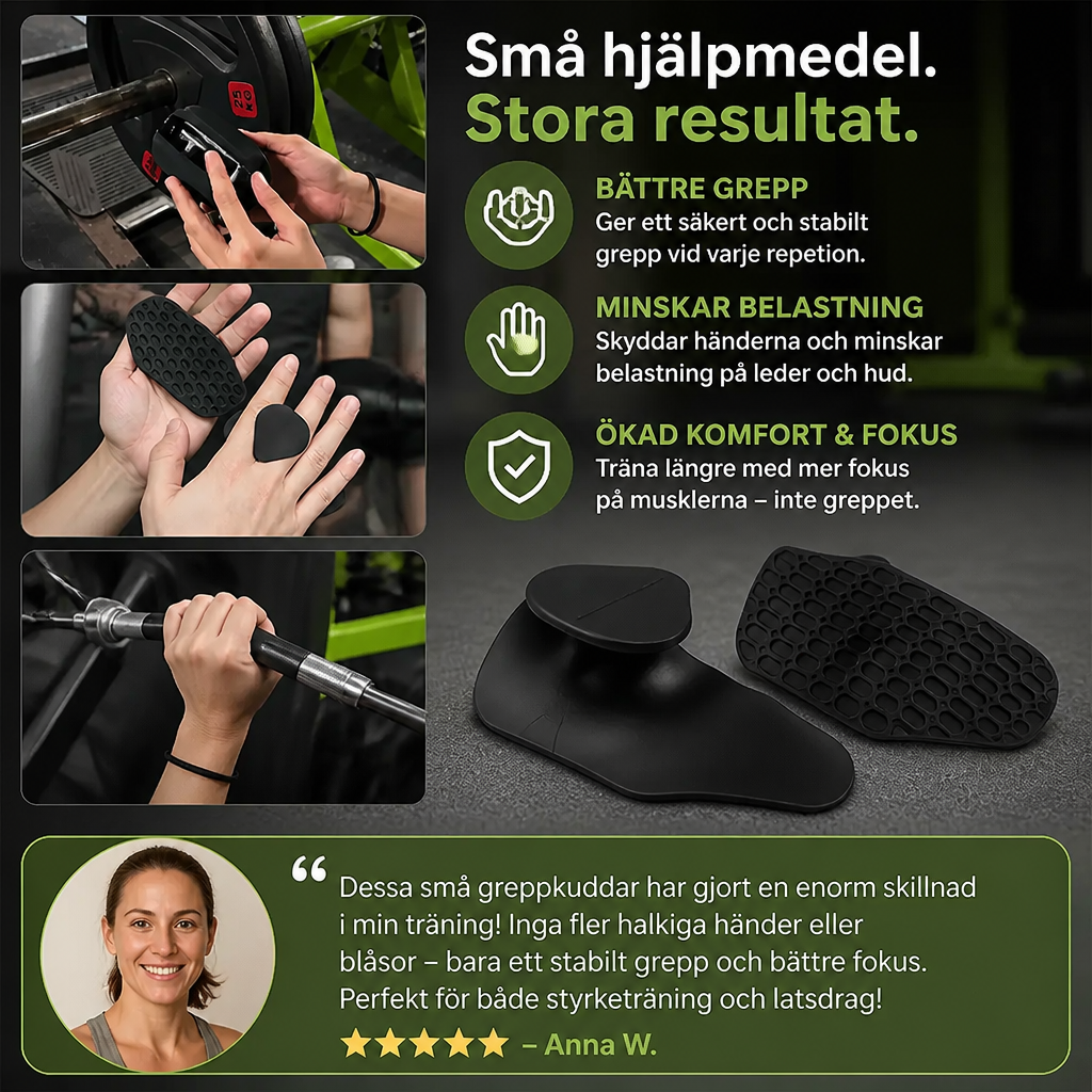 Silikonträningshandskar med Grepp för Styrketräning och Cross Training