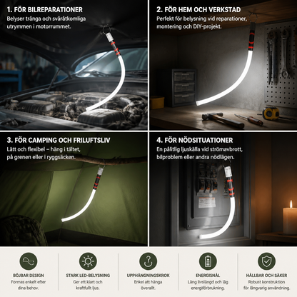 Böjbar LED-Arbetslampa