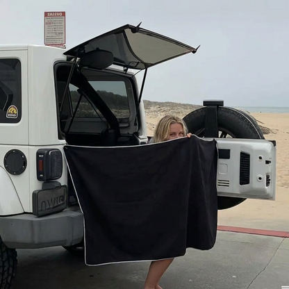 Extra Stort Badlakan med Magnet – Snabbtorkande Strand- och Badlakan för Simning och Utomhusbruk