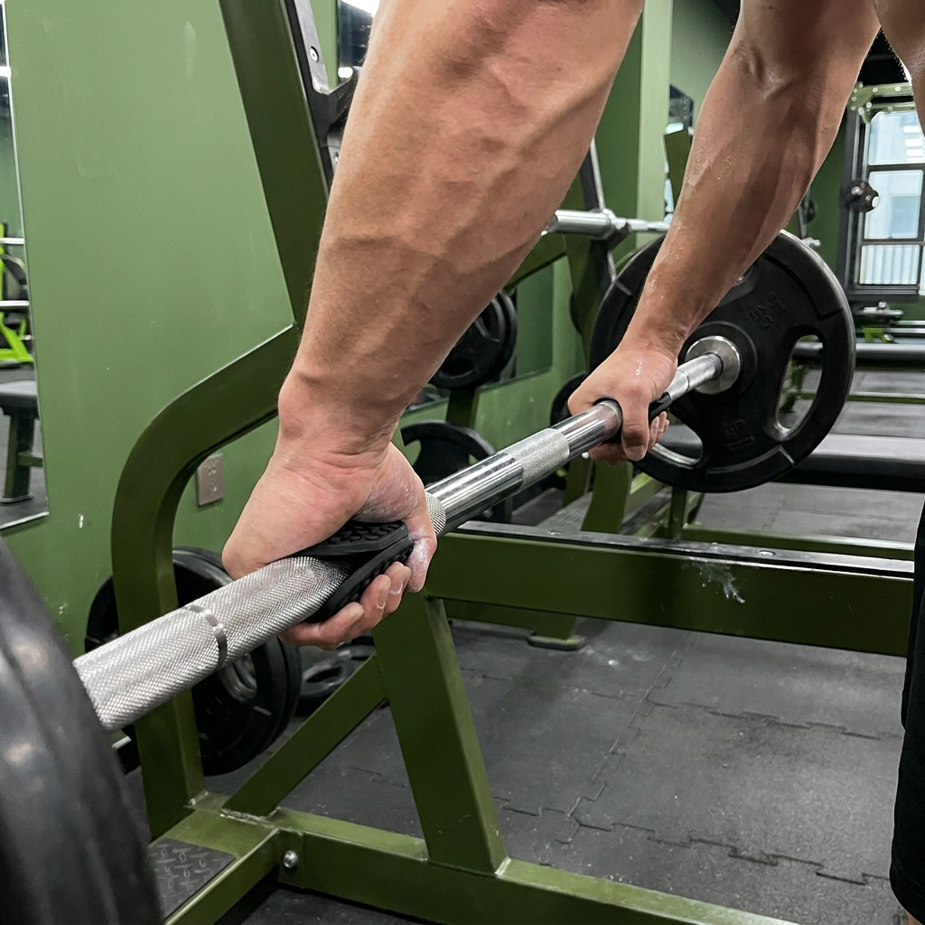 Silikonträningshandskar med Grepp för Styrketräning och Cross Training