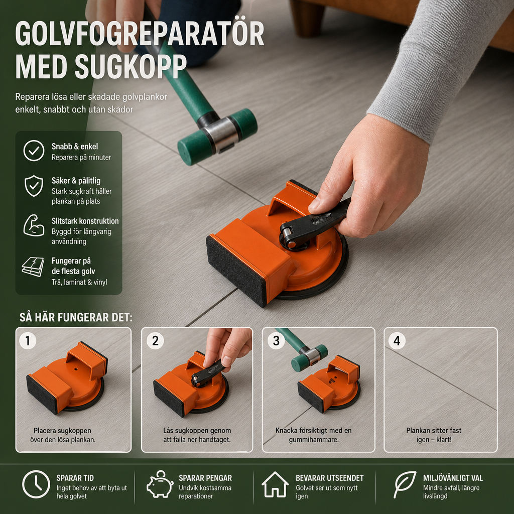 Golvfogreparatör Med Sugkopp