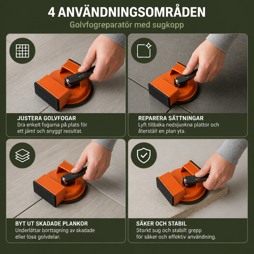 Golvfogreparatör Med Sugkopp