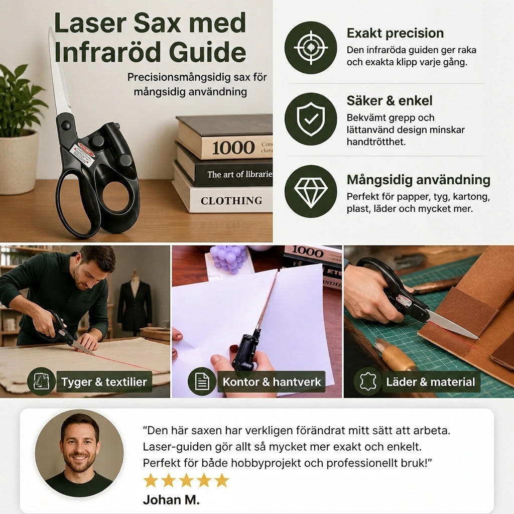Laser Sax med Infraröd Guide – Precisionsmångsidig Sax för Mångsidig Användning