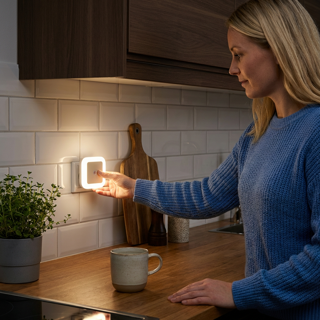LED-nattljusset med sensor – kompakt och energieffektivt