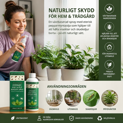 MOONSPRY Peppermint Insect Repellent Spray - Indoor & Outdoor Home Bedroom Garden Pest Repellent Spray