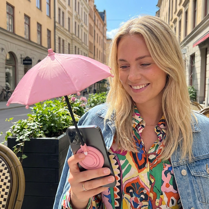 Magnetisk Mini Telefon-Solskärm – Utdragbart Stativ för Flexibel Solskydd på Språng