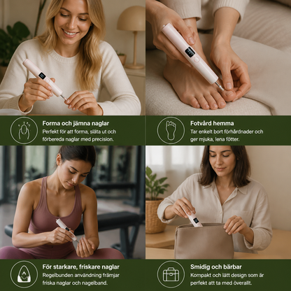 Professionellt Elektriskt Nagelfräsarset