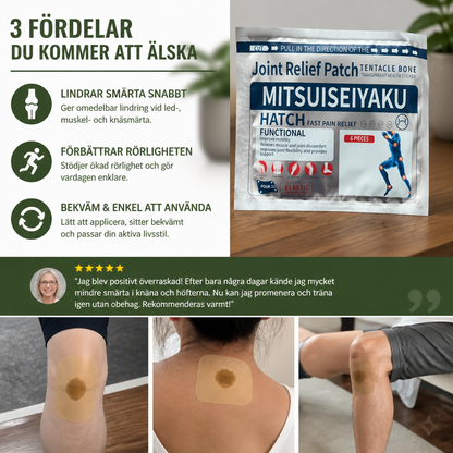 Örtplåster Med Ingefära För Smärtlindring Och Ökad Ledkomfort