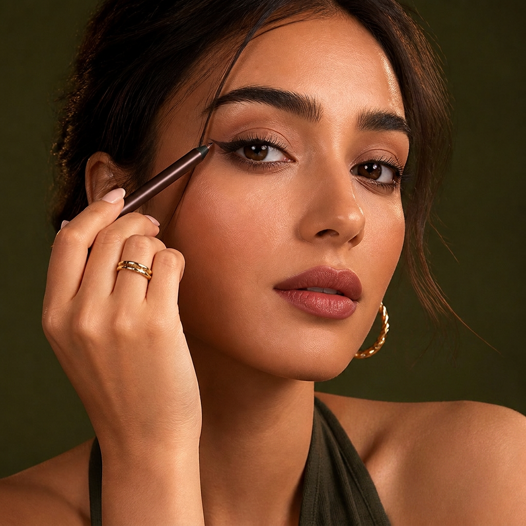 Vattenfast Glitter-Gel Eyeliner – Långvarig, Smudgefri Färg