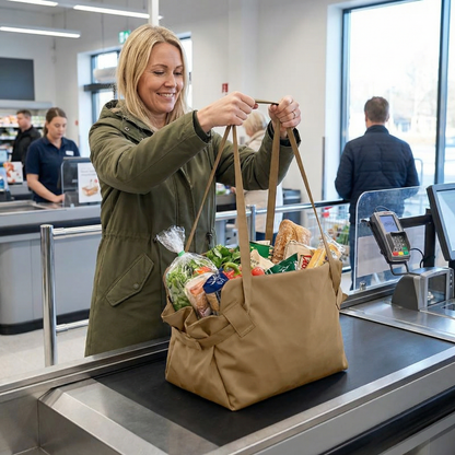 Stor hopfällbar organiserväska – praktisk, vattenavvisande och mångsidigt användbar