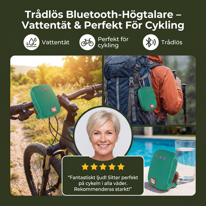 Trådlös Bluetooth-Högtalare – Vattentät & Perfekt För Cykling