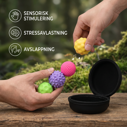 Magnetiska Silikonkulor – Sensorisk Fidgetleksak för Stressavlastning och Avslappning