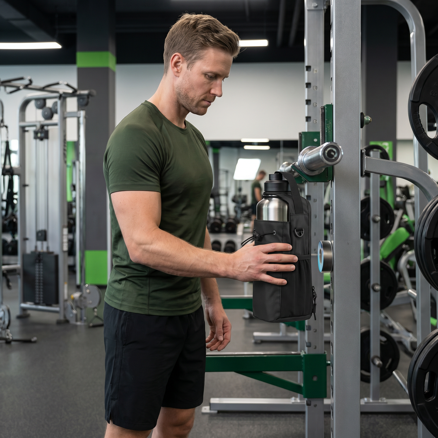 Magnetisk Vattenflaskhållarväska Med Starkt Grepp För Gym Och Aktiv Användning