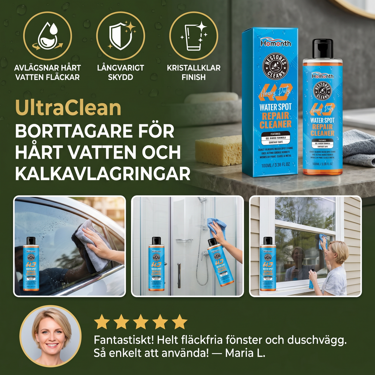 UltraClean Borttagare För Hårt Vatten Och Kalkavlagringar