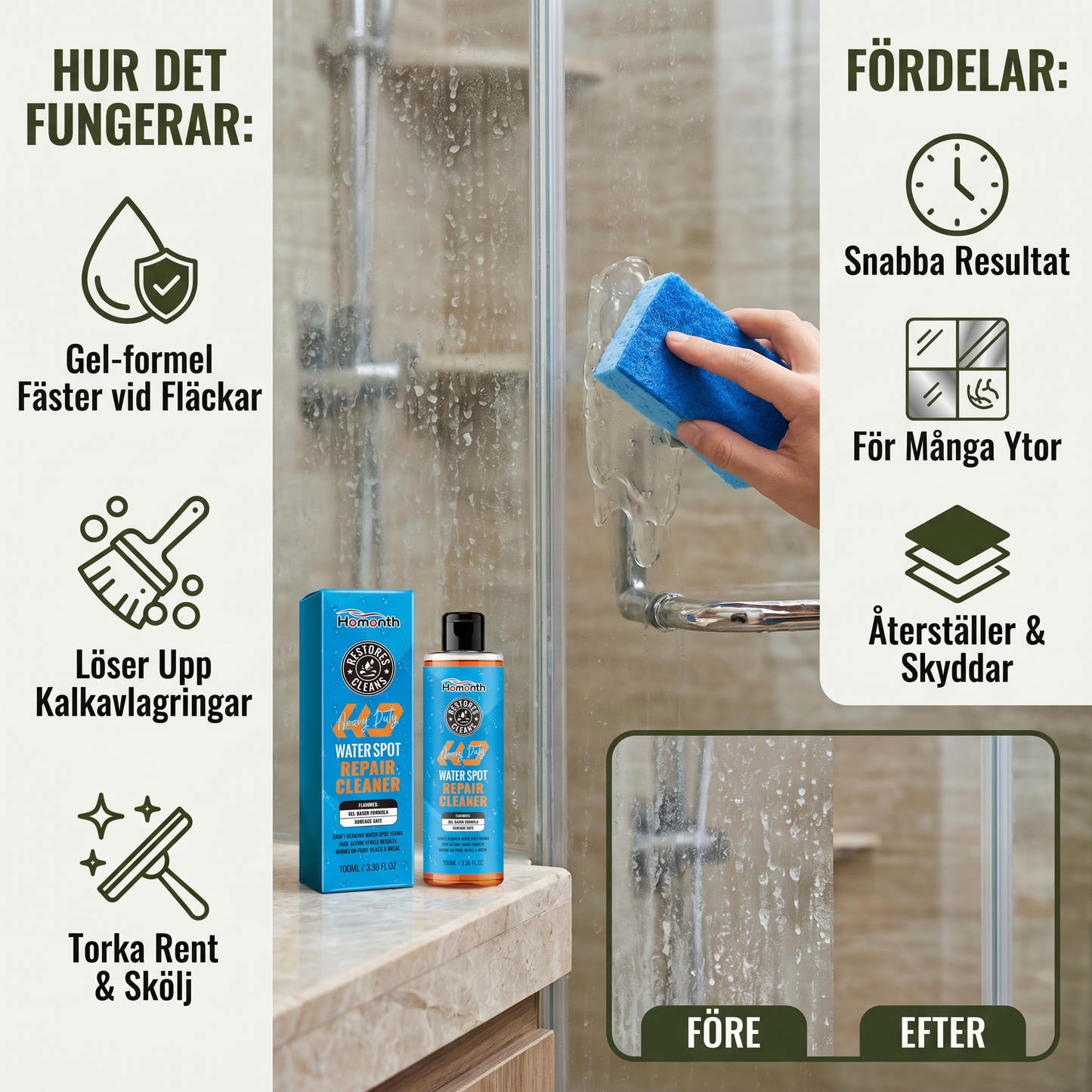 UltraClean Borttagare För Hårt Vatten Och Kalkavlagringar
