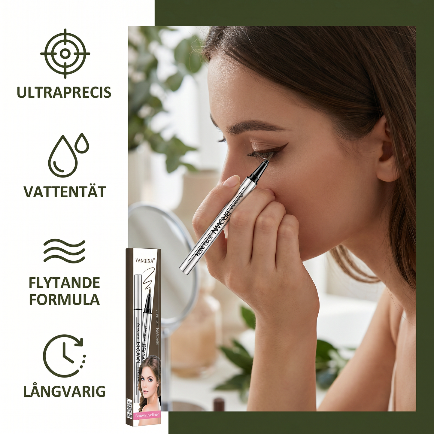 Ultraprecis Vattentät Flytande Eyelinerpenna