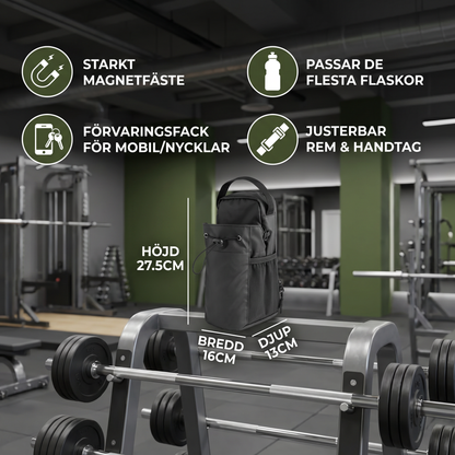 Magnetisk Vattenflaskhållarväska Med Starkt Grepp För Gym Och Aktiv Användning