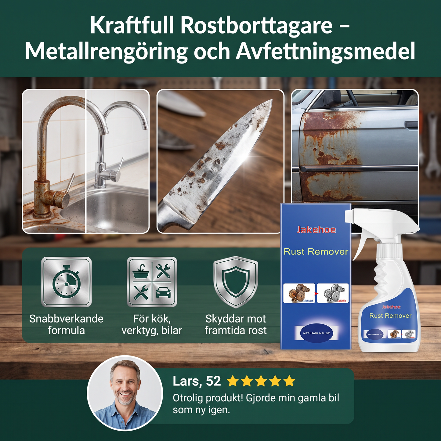 Kraftfull Rostborttagare – Metallrengöring och Avfettningsmedel