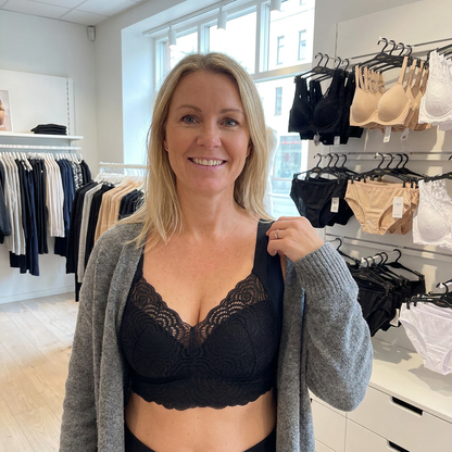 Sömlös Push-Up Komfort BH – Trådlös, Andningsbar & Formande för Naturligt Stöd