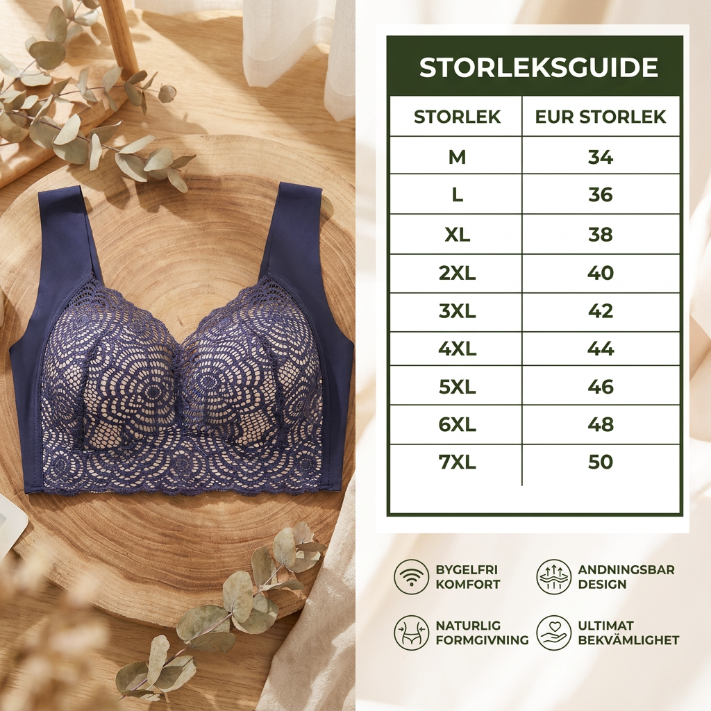 Sömlös Push-Up Komfort BH – Trådlös, Andningsbar & Formande för Naturligt Stöd