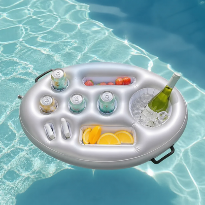 Inflatable Drink Holder – Multifunktionell Bricka för Drycker och Snacks