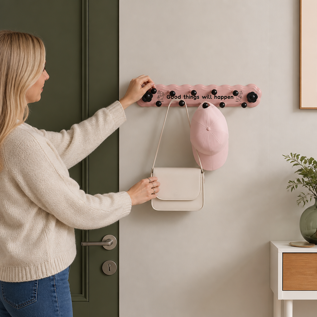 Kraftig Skena med Sugkoppskrokar