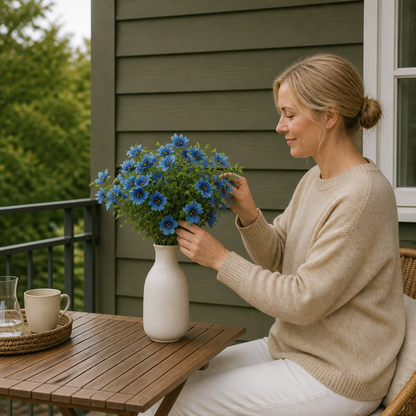 UV-Beständigt Konstgjort Höstblomsbukettset